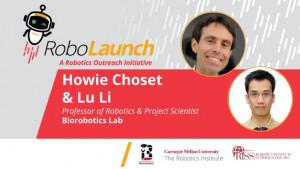 Howie Choset & Lu Li from the Biorobotics Lab livestream link